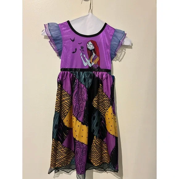 Disney Nightmare Before Christmas Sally Sleep Gown Purple Toddler 5T NB119TGTWM - Picture 2 of 7